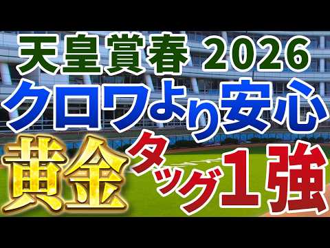 天皇賞春2026【絶対軸1頭】公開！クロワデュノールでもヘデントールでもない！人気サイドで最も安心して買える１強は？