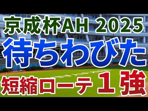 京成杯オータムハンデ2025【絶対軸1頭】公開！異常な高速馬場で求められる資質とは？舞台替わり絶好で突き抜ける１強を発表！