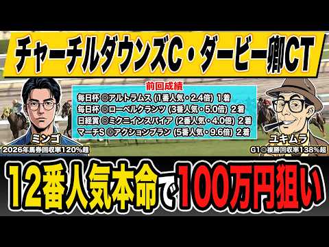【チャーチルダウンズカップ＆ダービー卿チャレンジトロフィー・予想】