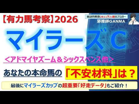 【マイラーズカップ2026 有力馬考察】アドマイヤズーム＆シックスペンス他 人気馬5頭を徹底考察！