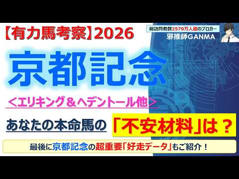 【京都記念2026 有力馬考察】エリキング＆ヘデントール他 人気馬5頭を徹底考察！